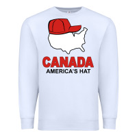 White canada america's hat Premium Sweatshirt - artisFamous