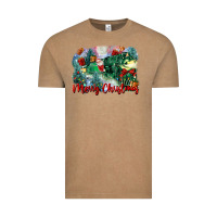 Vintage Coffee merry christmas santa polar express Vintage Tee - FaDigitalArtStudio