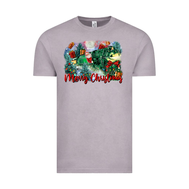 Merry Christmas Santa Polar Express Vintage Tee by FaDigitalArtStudio | Teevron
