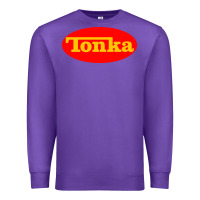 Purple tonka truck Premium Sweatshirt - artisFamous