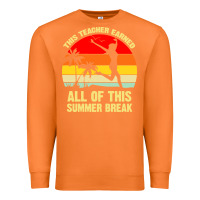 Carrot vintage this teacher earned all of this summer break Premium Sweatshirt - artisFamous