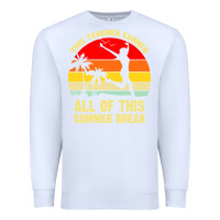 White vintage this teacher earned all of this summer break Premium Sweatshirt - artisFamous