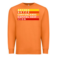 Carrot utah national parks utah s mighty five souvenir nps moab Premium Sweatshirt - artisFamous