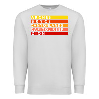 Dove Grey utah national parks utah s mighty five souvenir nps moab Premium Sweatshirt - artisFamous