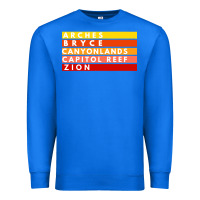 True Royal utah national parks utah s mighty five souvenir nps moab Premium Sweatshirt - artisFamous