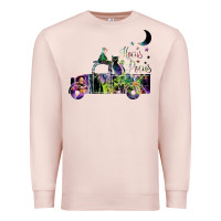 Pale Pink hocus pocus car Premium Sweatshirt - artisFamous