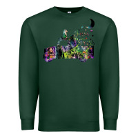 Sports Green hocus pocus car Premium Sweatshirt - artisFamous