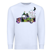White hocus pocus car Premium Sweatshirt - artisFamous