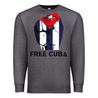 Charcoal Heather free cuba Premium Sweatshirt - artisFamous