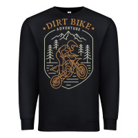 Black dirt bike 1a Premium Sweatshirt - artisFamous