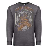 Charcoal Heather dirt bike 1a Premium Sweatshirt - artisFamous