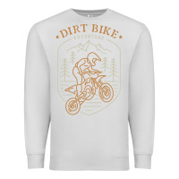 Dove Grey dirt bike 1a Premium Sweatshirt - artisFamous