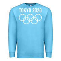 Ocean Blue OLYMPIC TOKYO 2020 Premium Sweatshirt - artisFamous