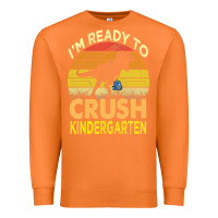 Carrot i'm ready to crush kindergarten dinosaur back to school kids t shirt Premium Sweatshirt - artisFamous