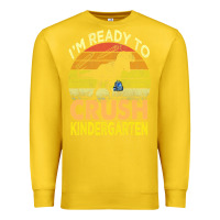 Lemon i'm ready to crush kindergarten dinosaur back to school kids t shirt Premium Sweatshirt - artisFamous