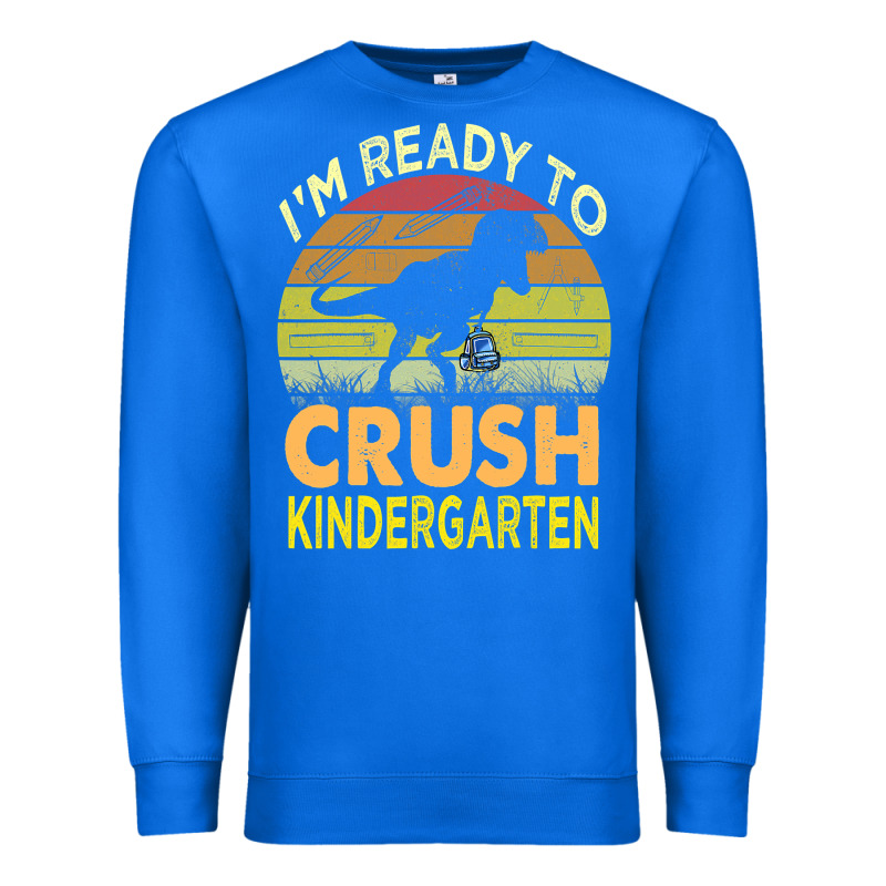 I'm Ready To Crush Kindergarten Dinosaur Back To School Kids T Shirt Premium Sweatshirt by artisFamous | Teevron