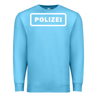 Ocean Blue polizei Premium Sweatshirt - artisFamous