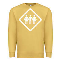 Antique Gold threesome Premium Sweatshirt - artisFamous