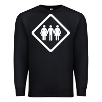 Black threesome Premium Sweatshirt - artisFamous