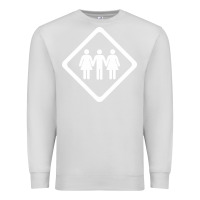 Dove Grey threesome Premium Sweatshirt - artisFamous