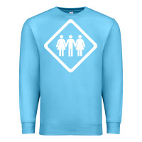 Ocean Blue threesome Premium Sweatshirt - artisFamous