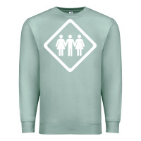 Seafoam threesome Premium Sweatshirt - artisFamous