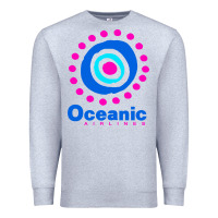 Heather Grey lost oceanic airlines Premium Sweatshirt - artisFamous