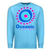Ocean Blue lost oceanic airlines Premium Sweatshirt - artisFamous