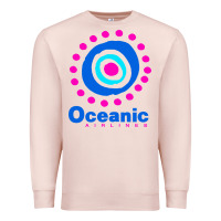 Pale Pink lost oceanic airlines Premium Sweatshirt - artisFamous