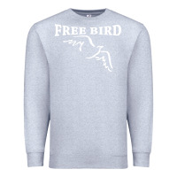 Heather Grey lynyrd skynard free bird ronnie van zant Premium Sweatshirt - artisFamous