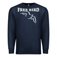 Navy lynyrd skynard free bird ronnie van zant Premium Sweatshirt - artisFamous