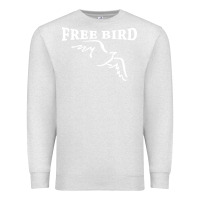 Oatmeal Heather lynyrd skynard free bird ronnie van zant Premium Sweatshirt - artisFamous