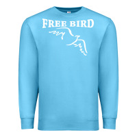 Ocean Blue lynyrd skynard free bird ronnie van zant Premium Sweatshirt - artisFamous