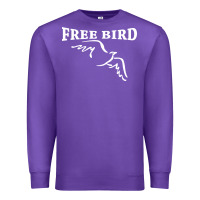 Purple lynyrd skynard free bird ronnie van zant Premium Sweatshirt - artisFamous