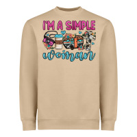 Mushroom i'm a simple woman Heavyweight Sweatshirt - JahusDesignShop