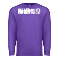 Purple bomb the music industry Premium Sweatshirt - artisFamous