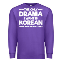 Purple korean drama k drama korean Premium Sweatshirt - artisFamous