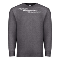Charcoal Heather proudly unpoisoned Premium Sweatshirt - artisFamous