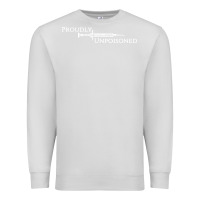 Dove Grey proudly unpoisoned Premium Sweatshirt - artisFamous