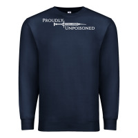 Navy proudly unpoisoned Premium Sweatshirt - artisFamous