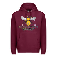 Burgundy Kinda Words Are Like Honey Sweet To The Soul Premium Hoodie - CowhideDigitalArt