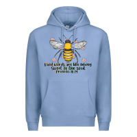 Colony Blue Kinda Words Are Like Honey Sweet To The Soul Premium Hoodie - CowhideDigitalArt
