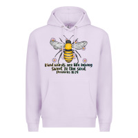 Lilac Kinda Words Are Like Honey Sweet To The Soul Premium Hoodie - CowhideDigitalArt
