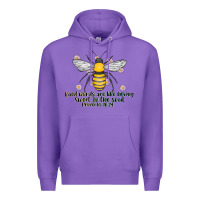 Purple Kinda Words Are Like Honey Sweet To The Soul Premium Hoodie - CowhideDigitalArt