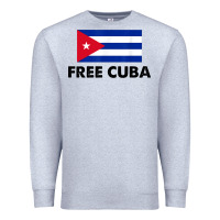 Heather Grey free cuba  sos cuba cuba pride nuestra cuba Premium Sweatshirt - artisFamous