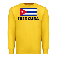 Lemon free cuba  sos cuba cuba pride nuestra cuba Premium Sweatshirt - artisFamous