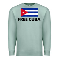 Seafoam free cuba  sos cuba cuba pride nuestra cuba Premium Sweatshirt - artisFamous