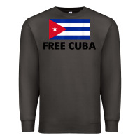 Smoke free cuba  sos cuba cuba pride nuestra cuba Premium Sweatshirt - artisFamous