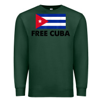 Sports Green free cuba  sos cuba cuba pride nuestra cuba Premium Sweatshirt - artisFamous