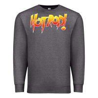 Charcoal Heather rowdy roddy piper hot rod vintage, Premium Sweatshirt - artisFamous